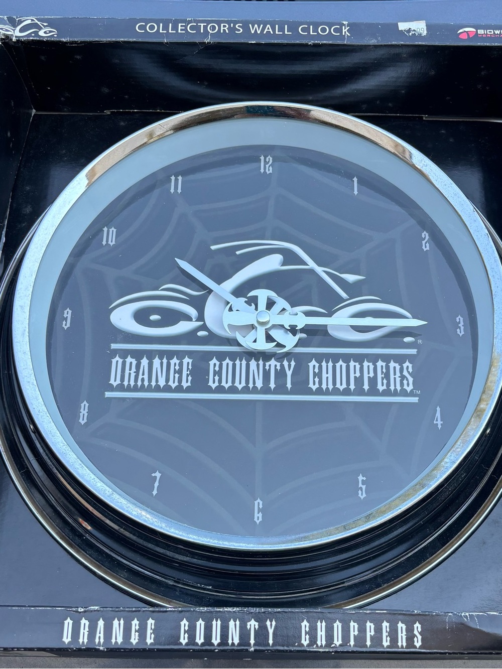 VTG NOS Orange County Choppers OCC Collectors Wall Clock Bioworld Brand New Box
